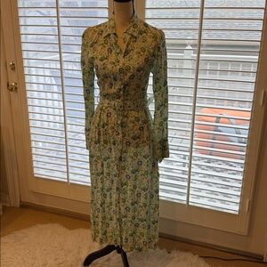 SWF long sleeve shirt dress, midi